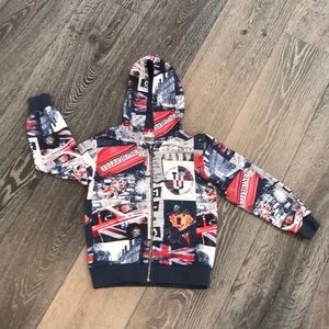 Boys Full Zip London Sweatshirt